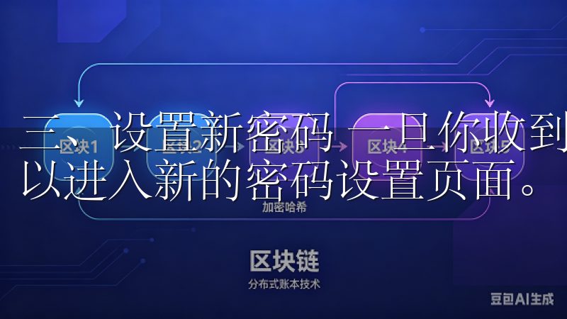 三、设置新密码 一旦你收到了重置密码的链接，点击它后就可以进入新的密码设置页面。