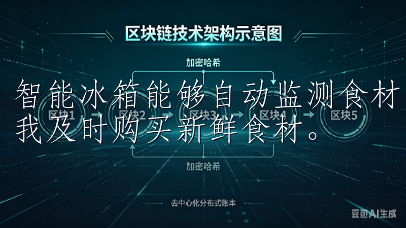 智能冰箱能够自动监测食材的保鲜情况，并通过手机APP提醒我及时购买新鲜食材。